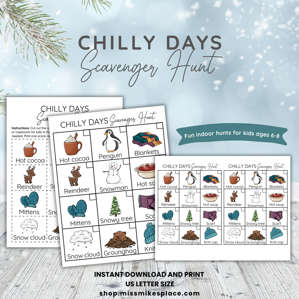 Winter Scavenger Hunt