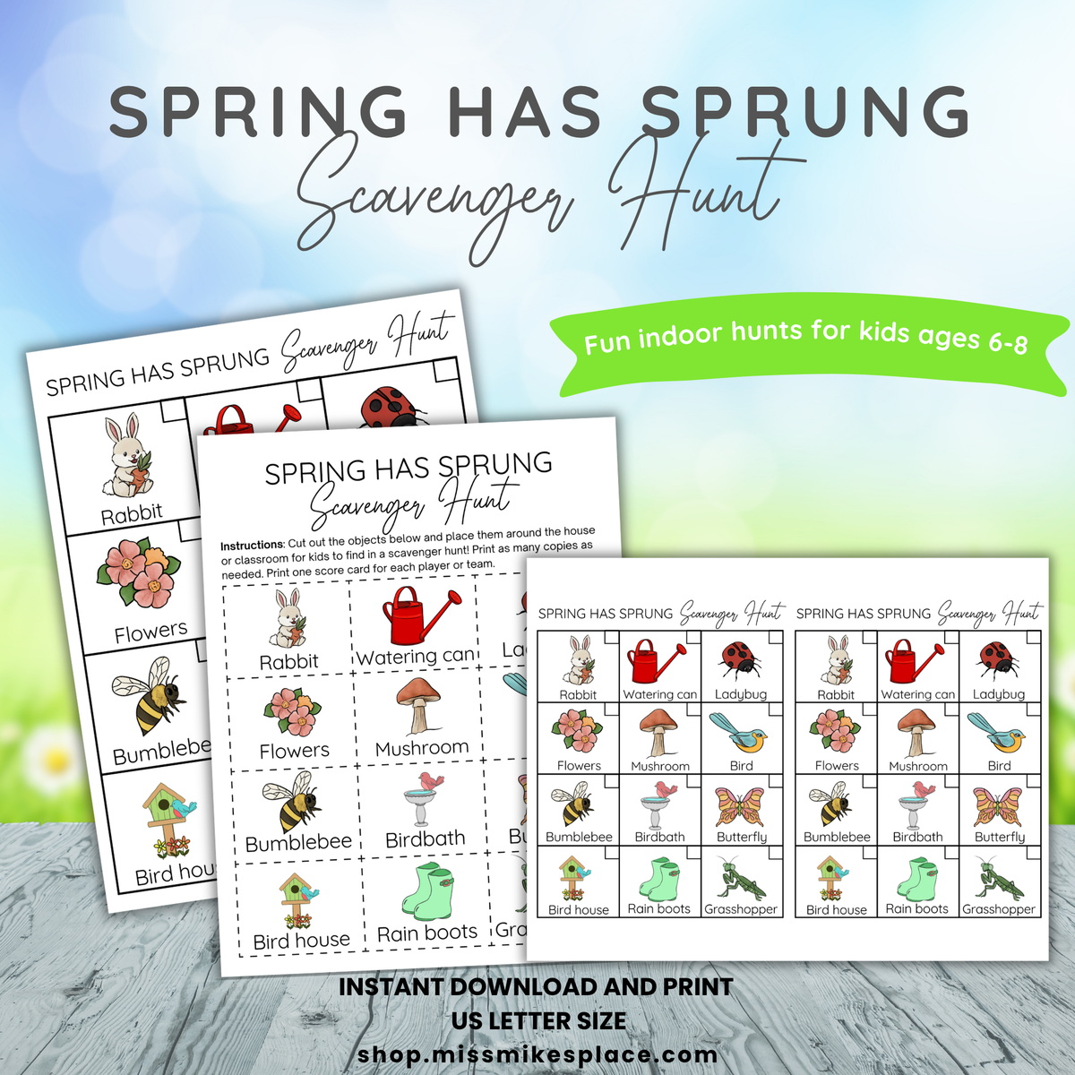 Spring Scavenger Hunt