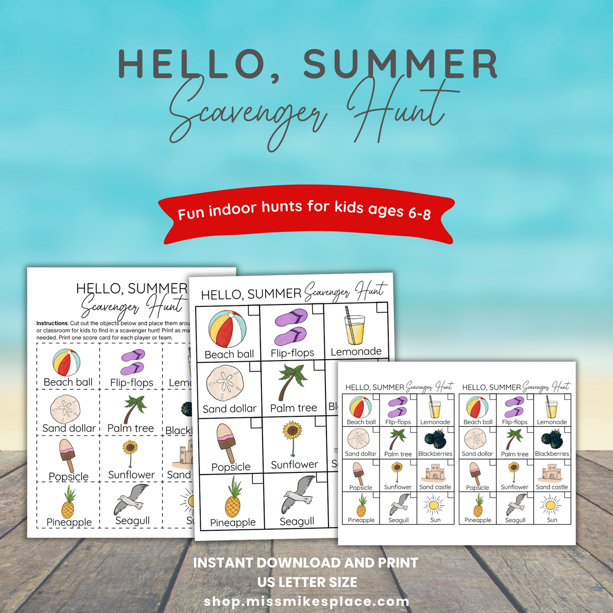 Summer Scavenger Hunt