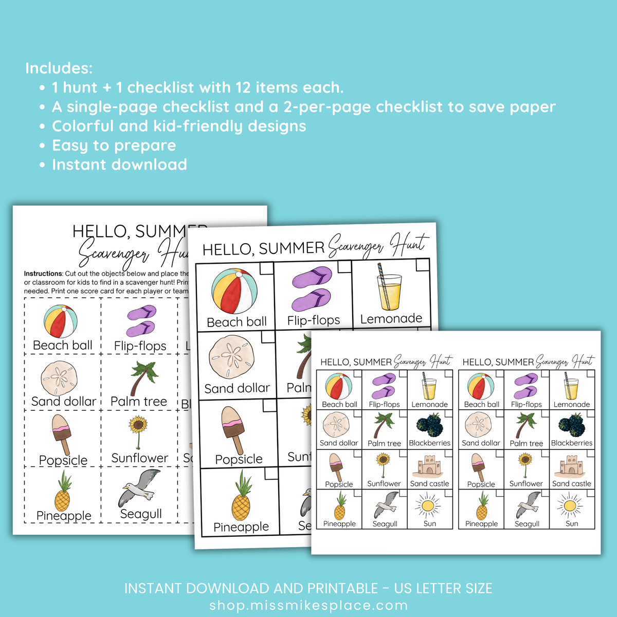 Summer Scavenger Hunt