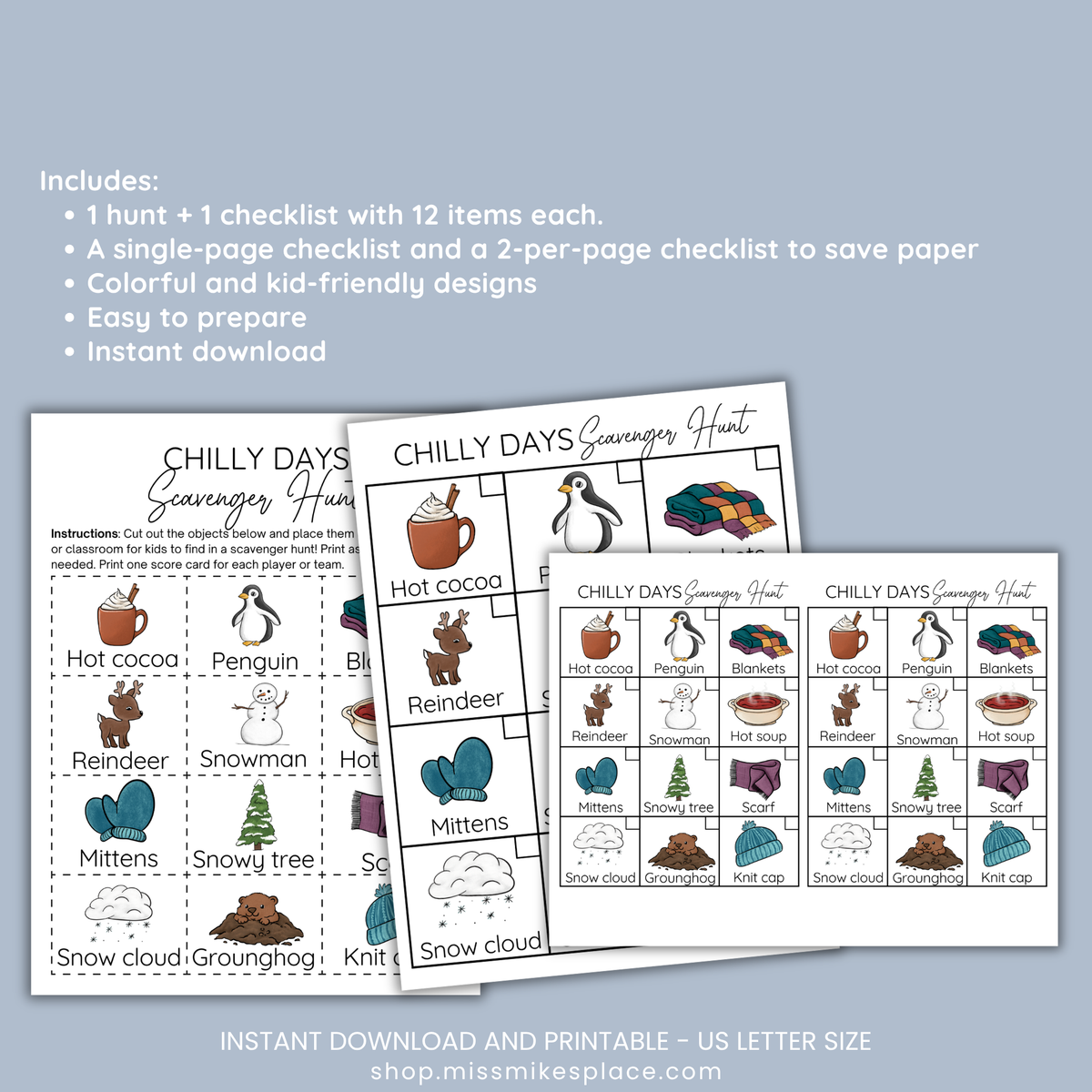 Winter Scavenger Hunt