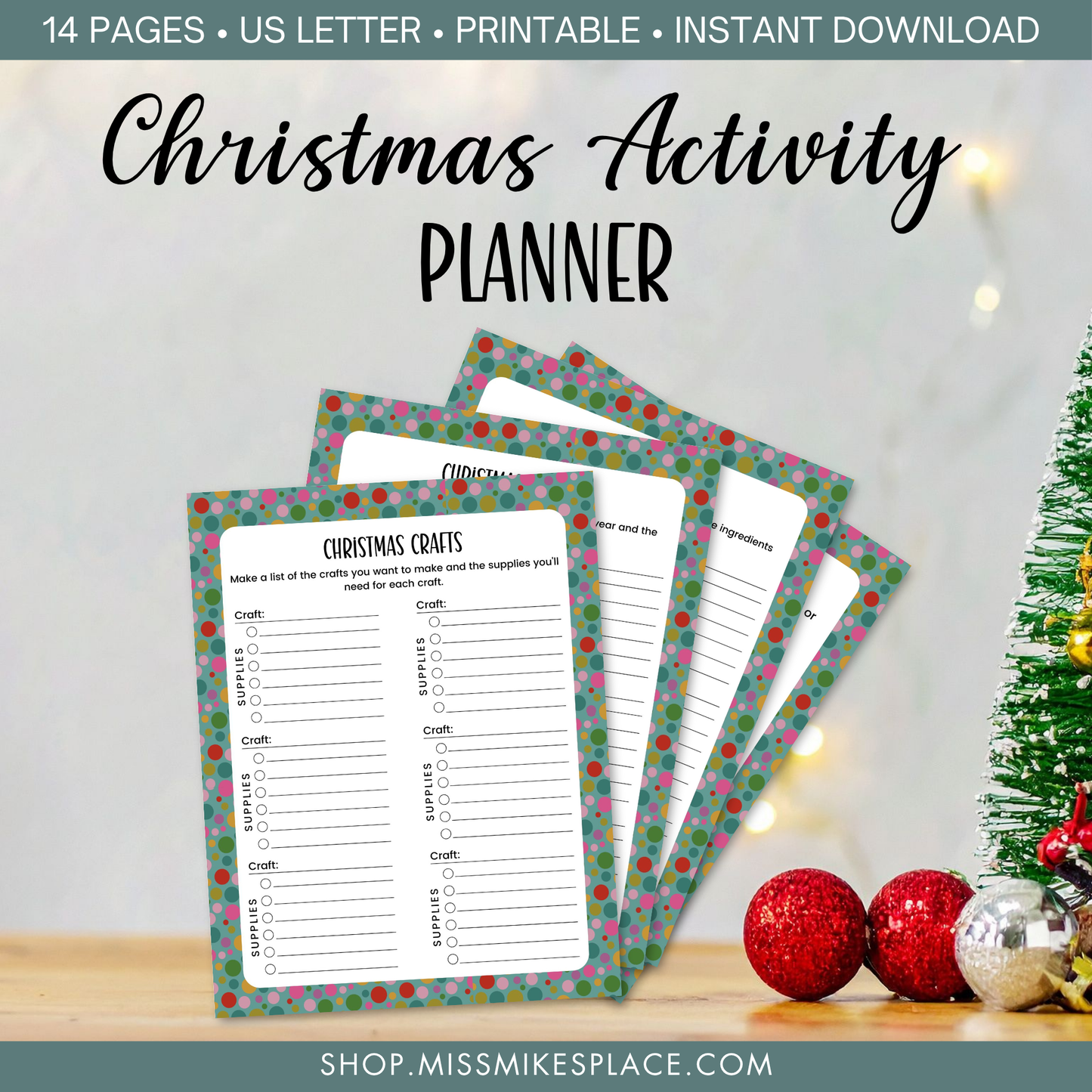 Christmas Activity Planner