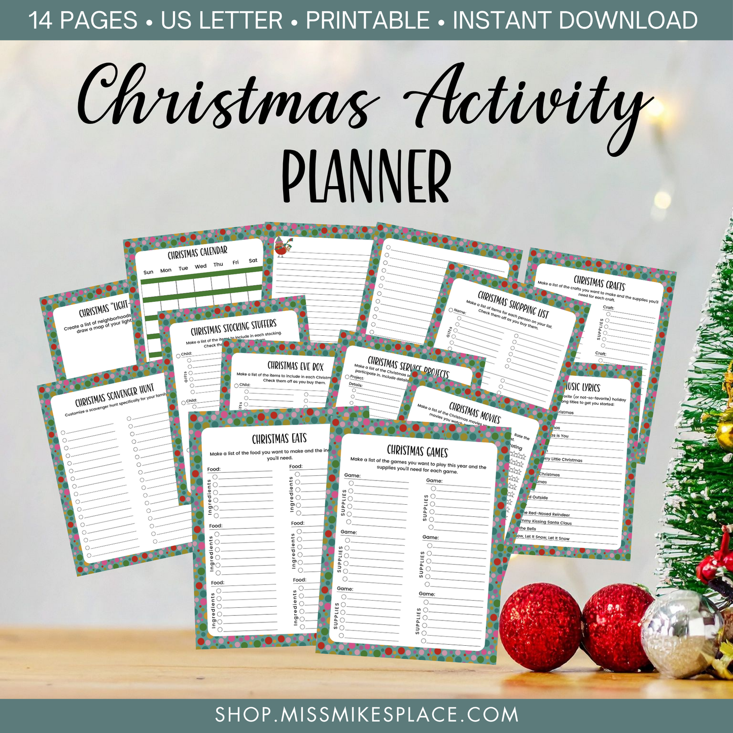 Christmas Activity Planner