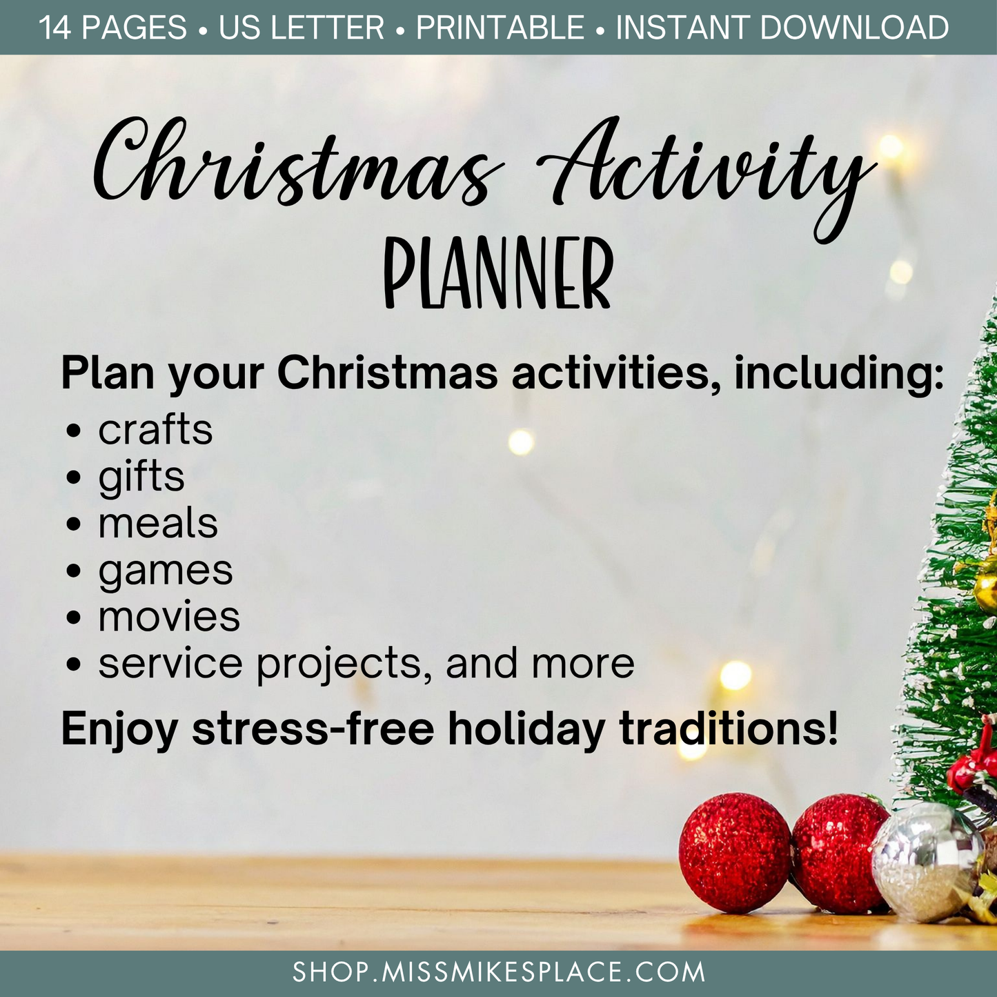 Christmas Activity Planner