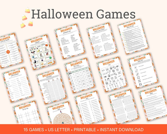 Halloween printable games for Kids