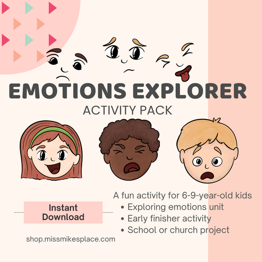 Emotions Explorer Activity Pack